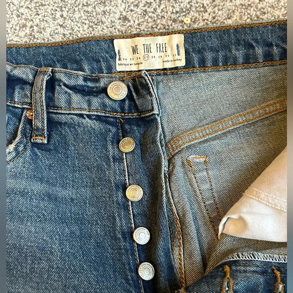 NWT Free People We The Free Stella High Rise Distressed Skinny Jeans Womens 27 - Picture 6 of 9